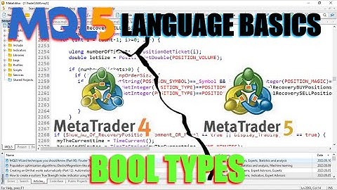 How to learn MQL5 for FREE to code FOREX EAs/BOTs. Language Basics -DATA TYPES - BOOL TYPES -PART 36