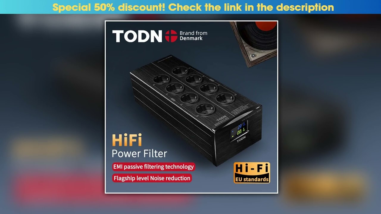 HIFI power filter HiFi lightning protection antiinterferencePA audio power purifier EU dedicated