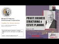 Aha with Amplify - Private Business Structuring &amp; Estate Planning