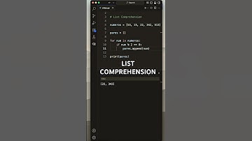 🧠 List Comprehension no Python!