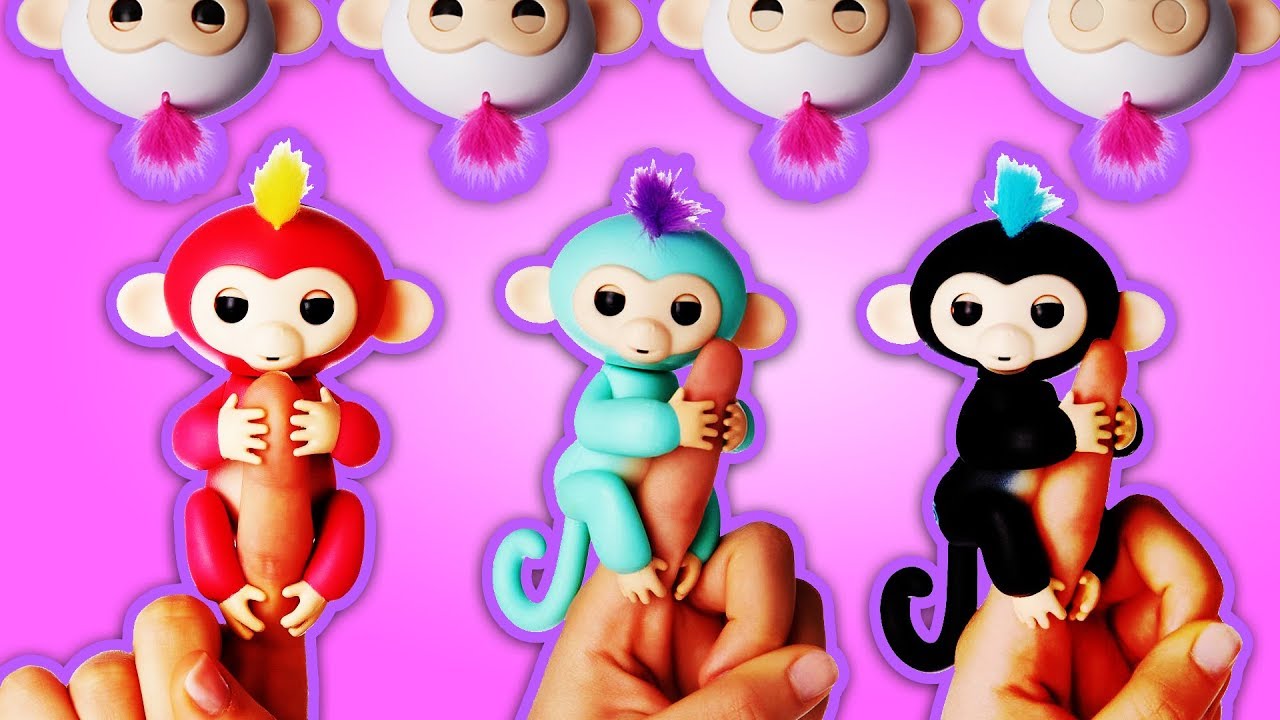 BABY MONKEYS! Fingerlings by Wowwee toy review ~ pocket.watch jr.