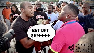 DONKMASTER INVADES PIEDMONT DRAGWAY!!! THINGS ESCALATE BETWEEN IN AND OUT CUSTOMS AND NBA RACING!!!