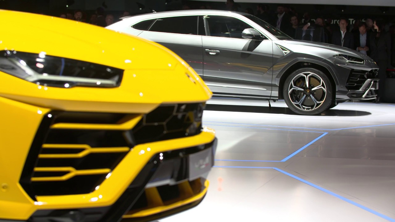 Lamborghini press conference at the 2018 Geneva International Motor Show