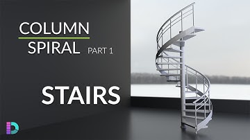 Model Stairs In Maya | Column Spiral Staircase | Part 1 Creating Steps With MASH
