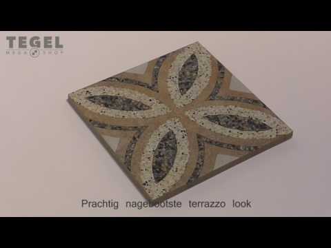 Terrazzo tegels Casale Firenze cotto 25x25