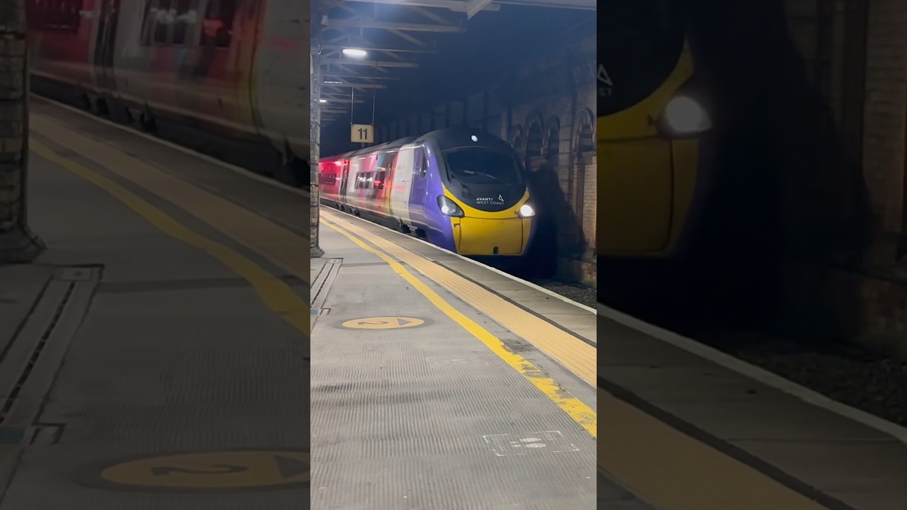 Avanti West Coast Pendolino 390119 Progress Arriving At Crewe #railways ...