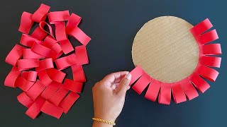 Beautiful Red Paper Wall Hanging / Paper Craft For Home Decoration /Wall decor /Paper wall mate /DIY