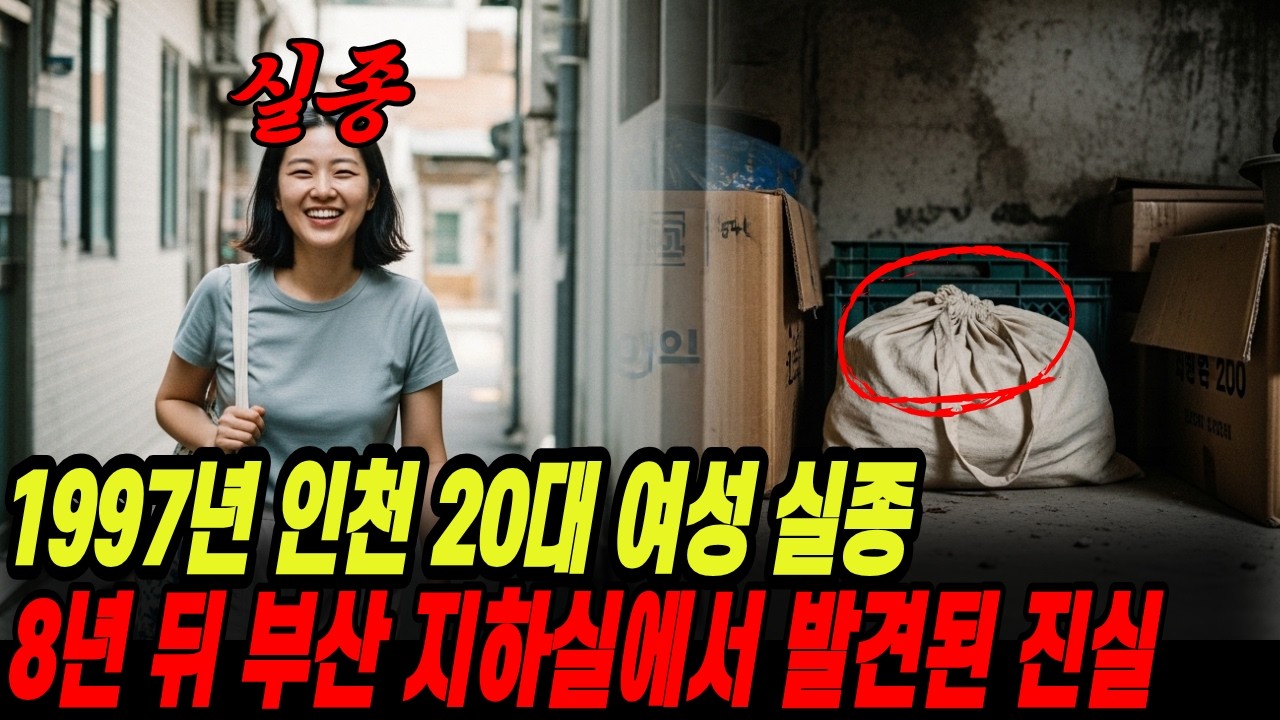 1997년 인천 20대 여성 실종, 8년 뒤 부산 주택가 지하실에서 발견된 경악할 진실