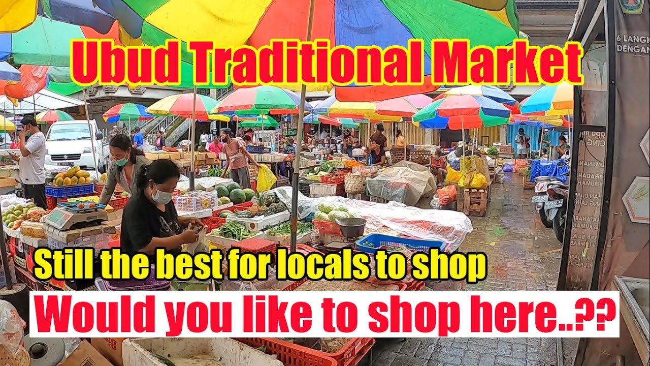 Ubud Morning Market Experience Traditional Market in Bali YouTube
