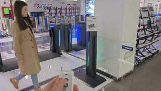 Z312 Pedestrian Access Control Swing Gate for Supermarket Fitness Center