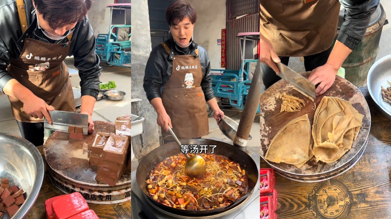 人间烟火气，最抚凡人心，一份毛血旺，吃在嘴里，辣 在心里，暖在味里，一道大多数人都无法抵抗的川菜美食，#我的乡村生活 #记录真实生活 #三农 #新农人计划 #毛血旺