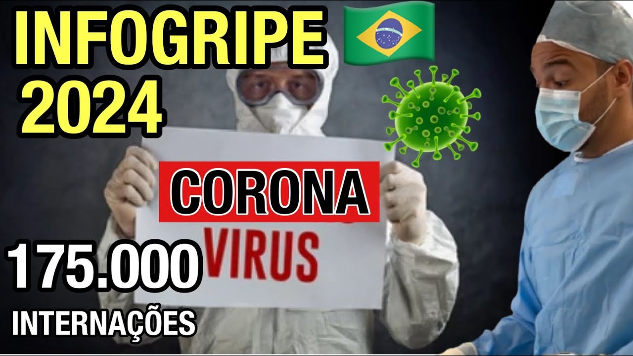 COVID-19: 2024 foram notificados 174.495 casos de SRAG. Desses, 46,2% tiveram vírus respiratório