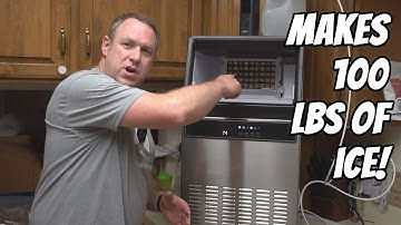 Joy Pebble Commercial Ice Maker Review - Make 100 lbs of cubed ice!