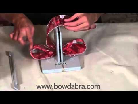 How to Make Ribbon Bows with Bowdabra Bow Maker 