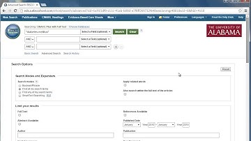 CINAHL Plus with Full Text: Advanced Search Tips