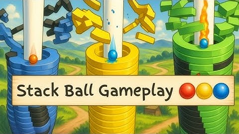 Stack Ball Madness 😱 | Can I Smash Every Level Without Failing | #GamingShorts