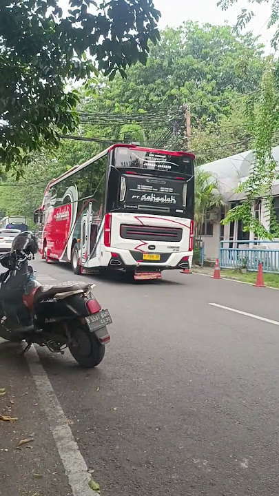 Salah satu PO bus pendatang baru di jalur panas Jakarta Jepara#transportation #automobile #bus