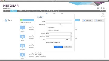 Netgear ReadyNAS 2013 Storage Solutions: Thin Provision