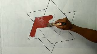 3D OPTICAL ILLUSION 3D WALL PAINTING | MURAL DINDING 3D | DECORATION  EFFECT 3D