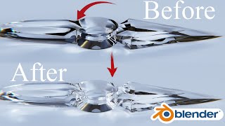 How To Get Rid Of Dark Spots In Your Glass Renders / Blender Glass Tutorial