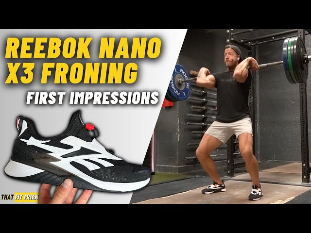 REEBOK NANO X3 FRONING  First Impressions & Workout 