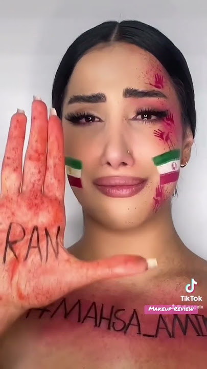 Sad pretty 🖤❤️ #makeup #iran #mahsaamini #opiran #tiktok