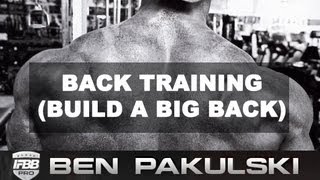 Ben Pakulski Back Training (BIG Back Training)