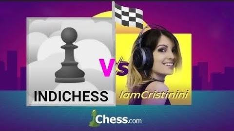 How to beat IamCristinini in chess #chessgame #chesscom #chess #checkmate #grandmaster #lichess #bot