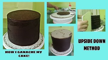 CHOCOLATE GANACHE| sharp edge|Upside down method