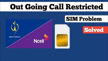 Out Going Call Is Restricted | SIM Problem | Solved