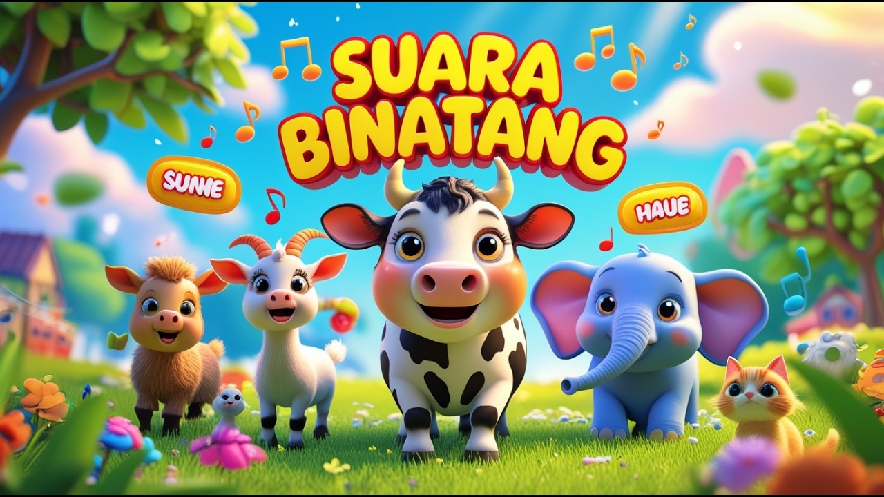 SUARA BINATANG - LAGU ANAK – LAGU BELAJAR DAN HIBURAN BALITA | Roman Kids