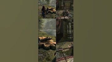 #skyrimse Nucleus Coop - Splitscreen test