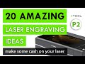 TOP 20 Products to Sell with a Laser Engraver &amp; Cutter | xTool P2