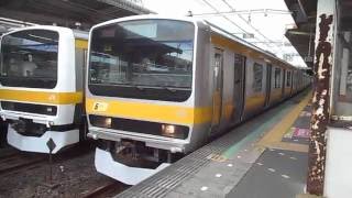 【Verde Rayo】総武線E231系ﾐﾂB4編成　各駅停車中野行き　津田沼発車