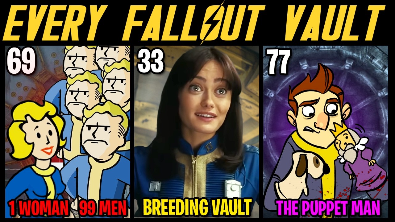 Подробное описание всех хранилищ Fallout!