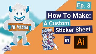How to Make a Custom Sticker Sheet in Adobe Illustrator | Episode 3 screenshot 1
