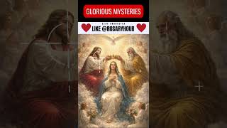 Glorious Mysteries - Virtual Rosary   @Rosaryhour  The Coronation of our Lady