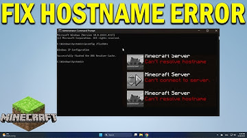 How To Fix Minecraft Can’t Resolve Hostname Issue - Quick Fix
