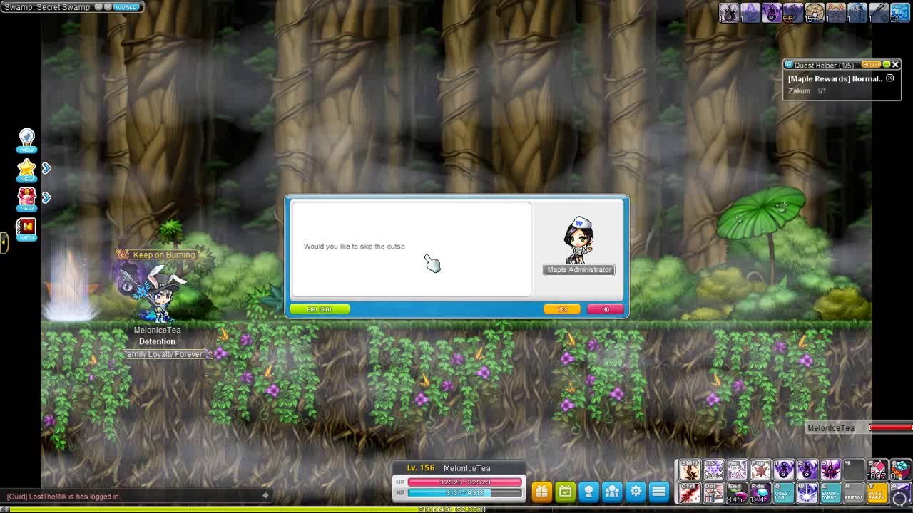 Maplestory [ Reboot ] Root Abyss Prequest