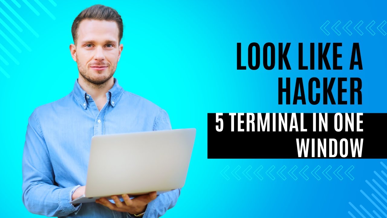 Looks Like a Hacker | 5 terminal In one window || Edex UI | MD ...