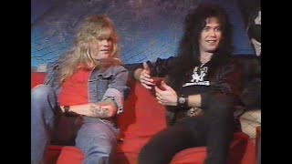 W.A.S.P.-Blackie Lawless & Chris Holmes interview for 'Sky Channel' 1985
