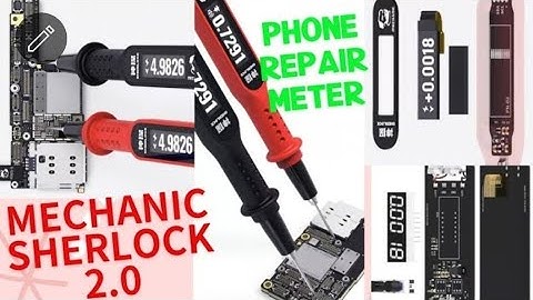 mechanic sherlock 2.0 ,25000 words phone tester -24 to +24v DC max,PN junction/on-off/voltage tester