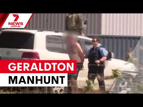 Manhunt ends after Geraldton shooting | 7NEWS