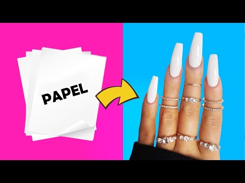 Video: Cómo hacer uñas postizas con cinta adhesiva: 7 pasos (con imágenes)