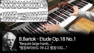 B.Bartok - Etude Op.18 No.1