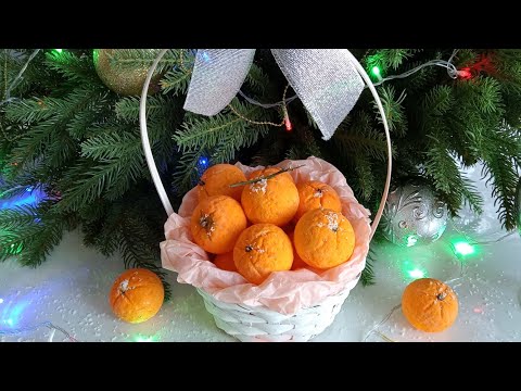 МАНДАРИНЫ из ЗЕФИРА/МК