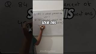 Percentage #maths #mathstricks #percentage #tricks #shorts #viral