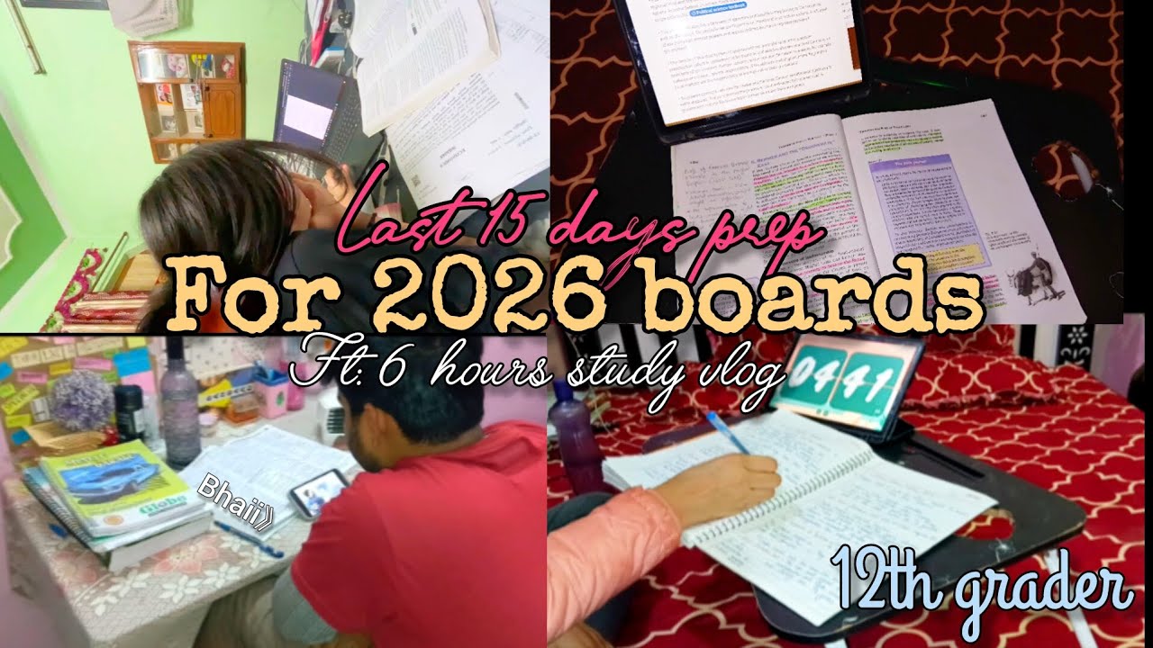 Only 15 days left for boards 😲❌️ 💯//12th grader// humanities// boards2026