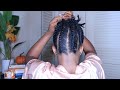 How To Flat Twist Upside Down | Afro Kinky 4C Hair (No Speed Ups)