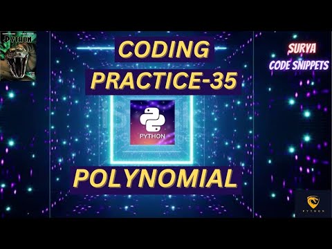 Polynomial | Coding Practice-35 | CCBP | #nxtwave #idp #python @YouTube